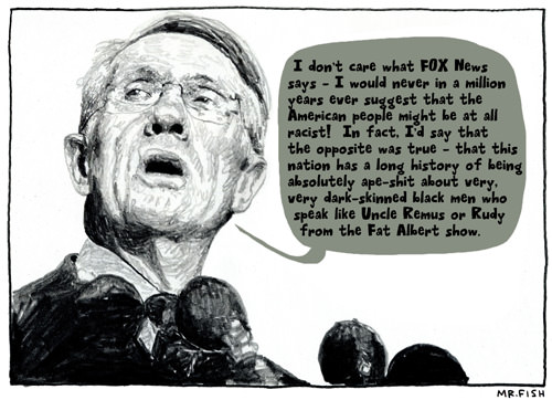 Mr. Fish's Cartoon
