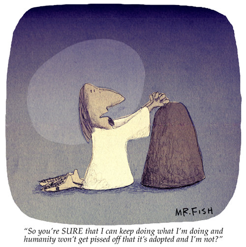 Mr. Fish's cartoon