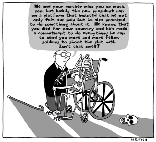 skeleton in wheelchair