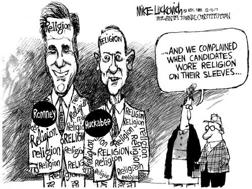 Romney and Huckabee