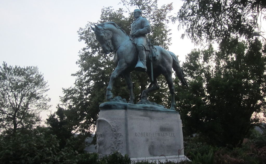 Robert E. Lee statue in Charlottesville, Virginia