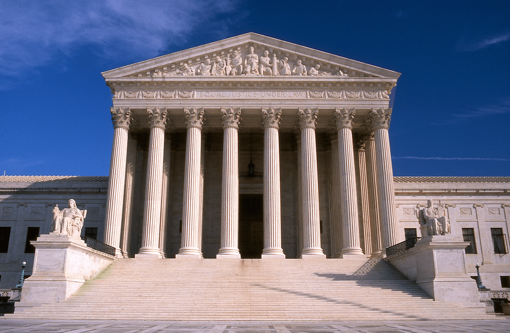 Outside photo of the U.S. Supreme Court