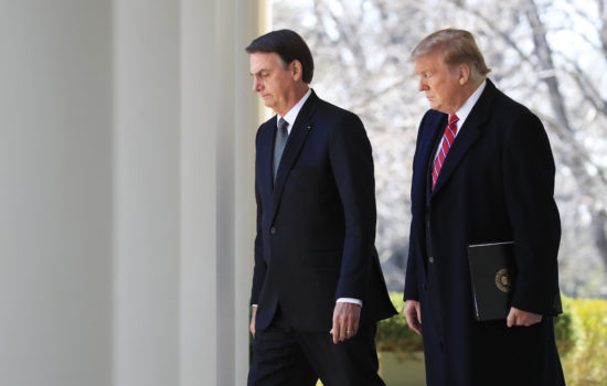 Trump Praises Brazil's Far-Right Leader at White House
