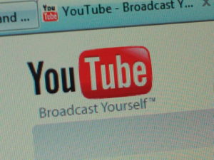 YouTube logo.