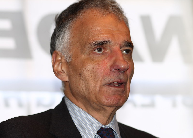 Consumer rights advocate and former presidential candidate Ralph Nader.