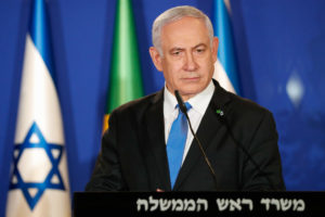 Interim Israeli Prime Minister Benjamin Netanyahu.