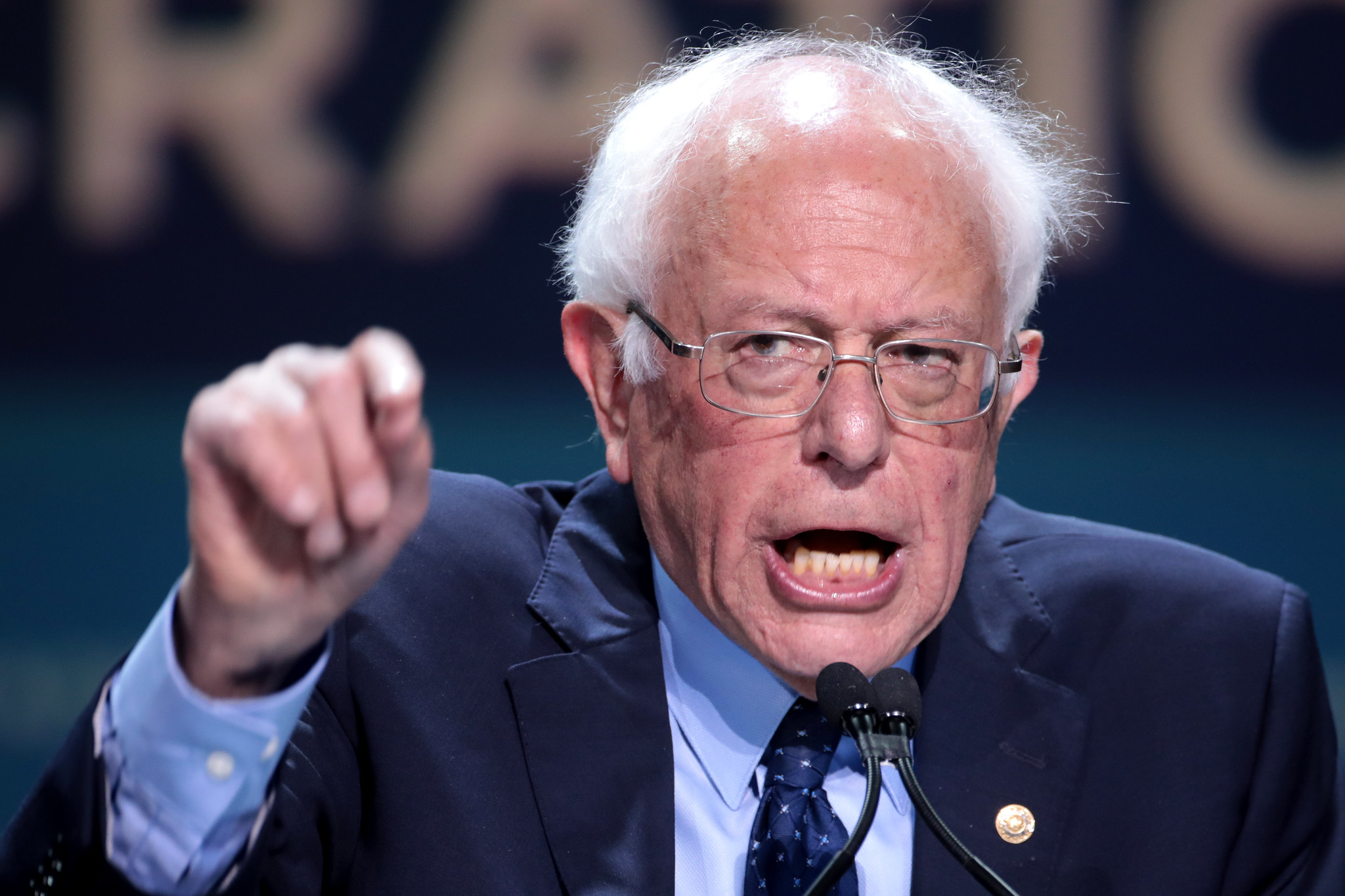 Sen. Bernie Sanders, I-Vt., speaks at the California Democratic Party state convention earlier this year.