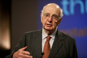 former Fed Chairman Paul Volcker