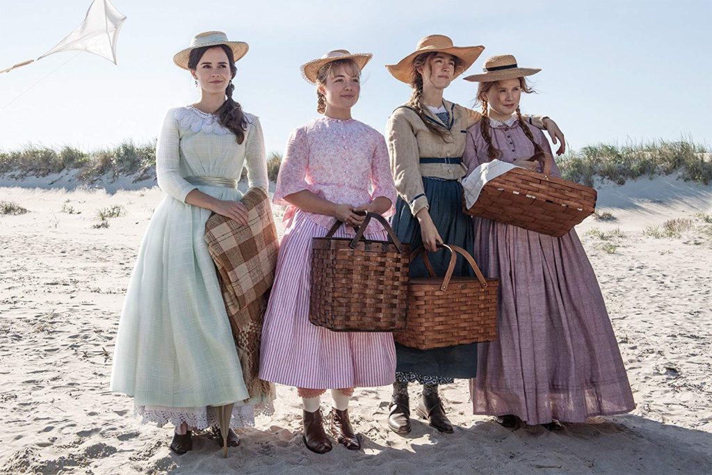 Actors from "Little Women" in character