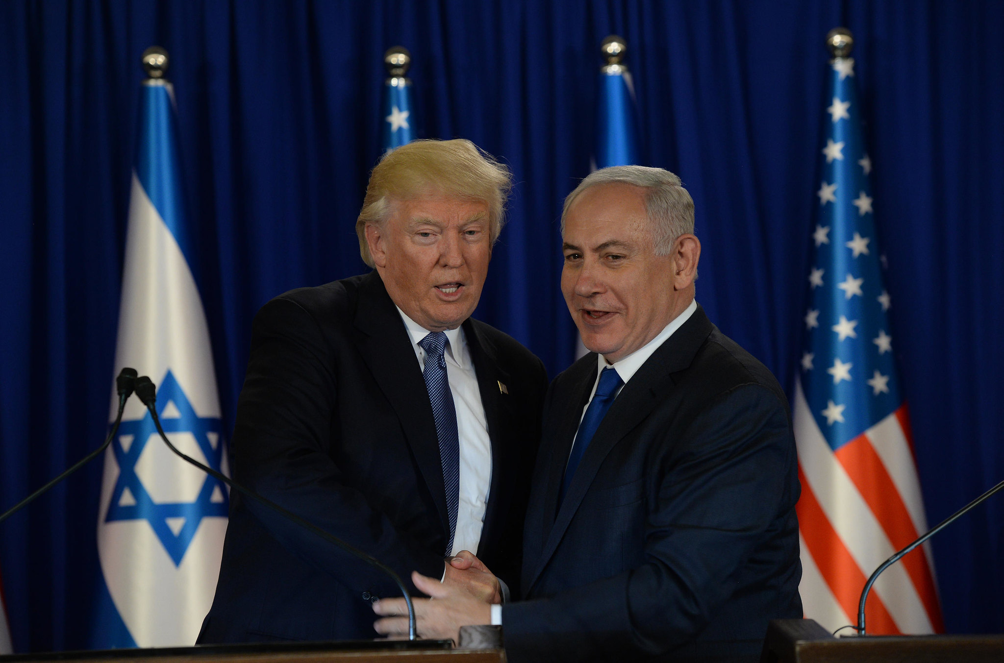 President Donald Trump and Israeli Prime Minister Benjamin Netanyahu.