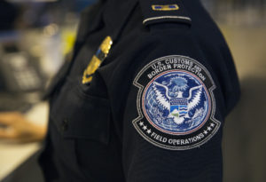 A U.S. Customs and Border Protection officer.
