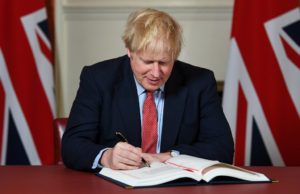 Prime Minister Boris Johnson European Union Withdrawal Agreement.