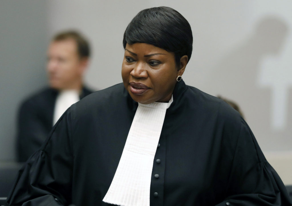 Prosecutor Fatou Bensouda of the International Criminal Court.