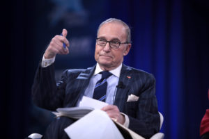 Larry Kudlow waves his hand.