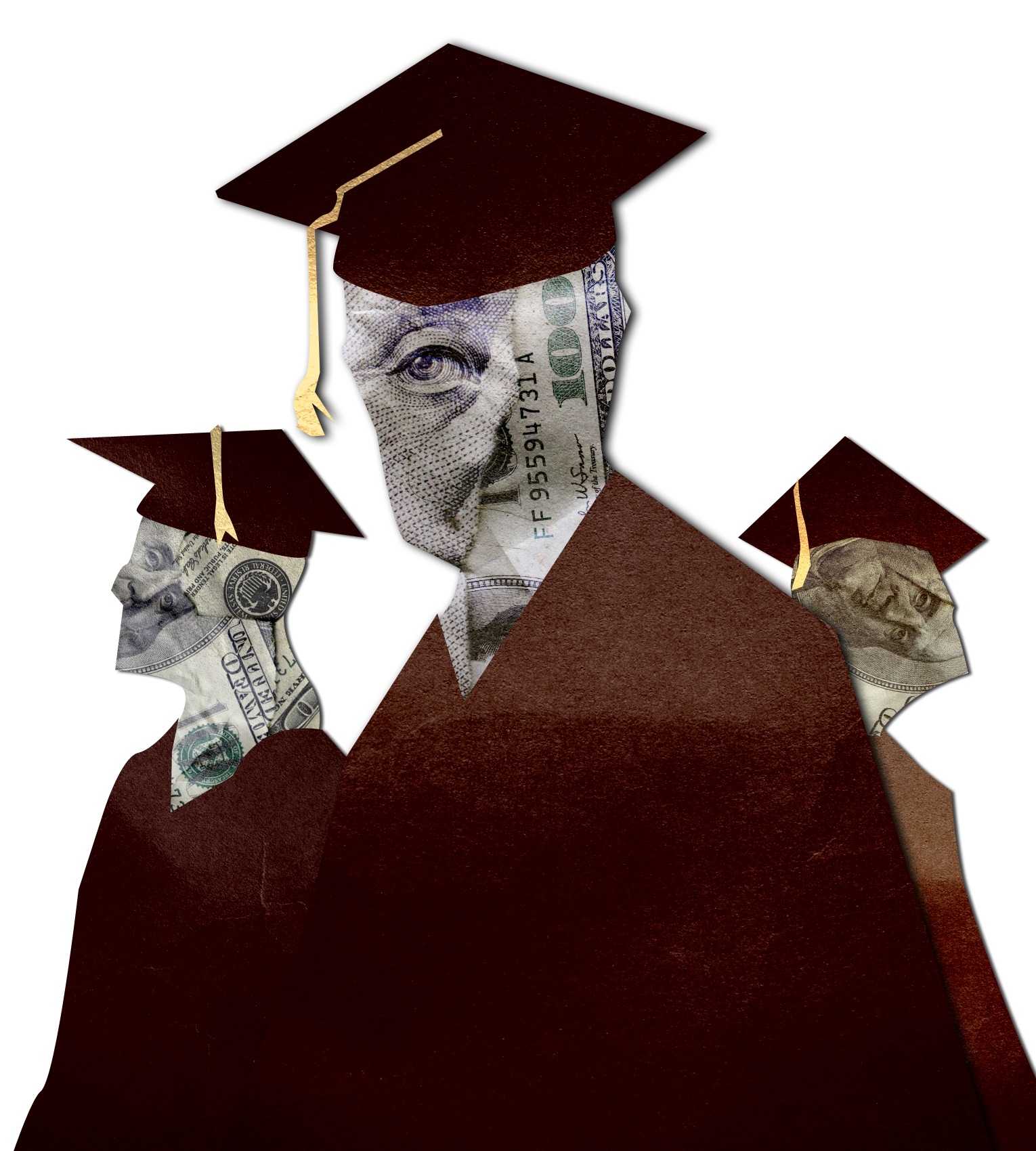 An illustration of student debt,