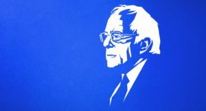 An illustration of Bernie Sanders