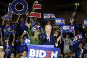 Joe Biden on Super Tuesday