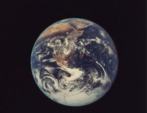 Space-view picture of earth
