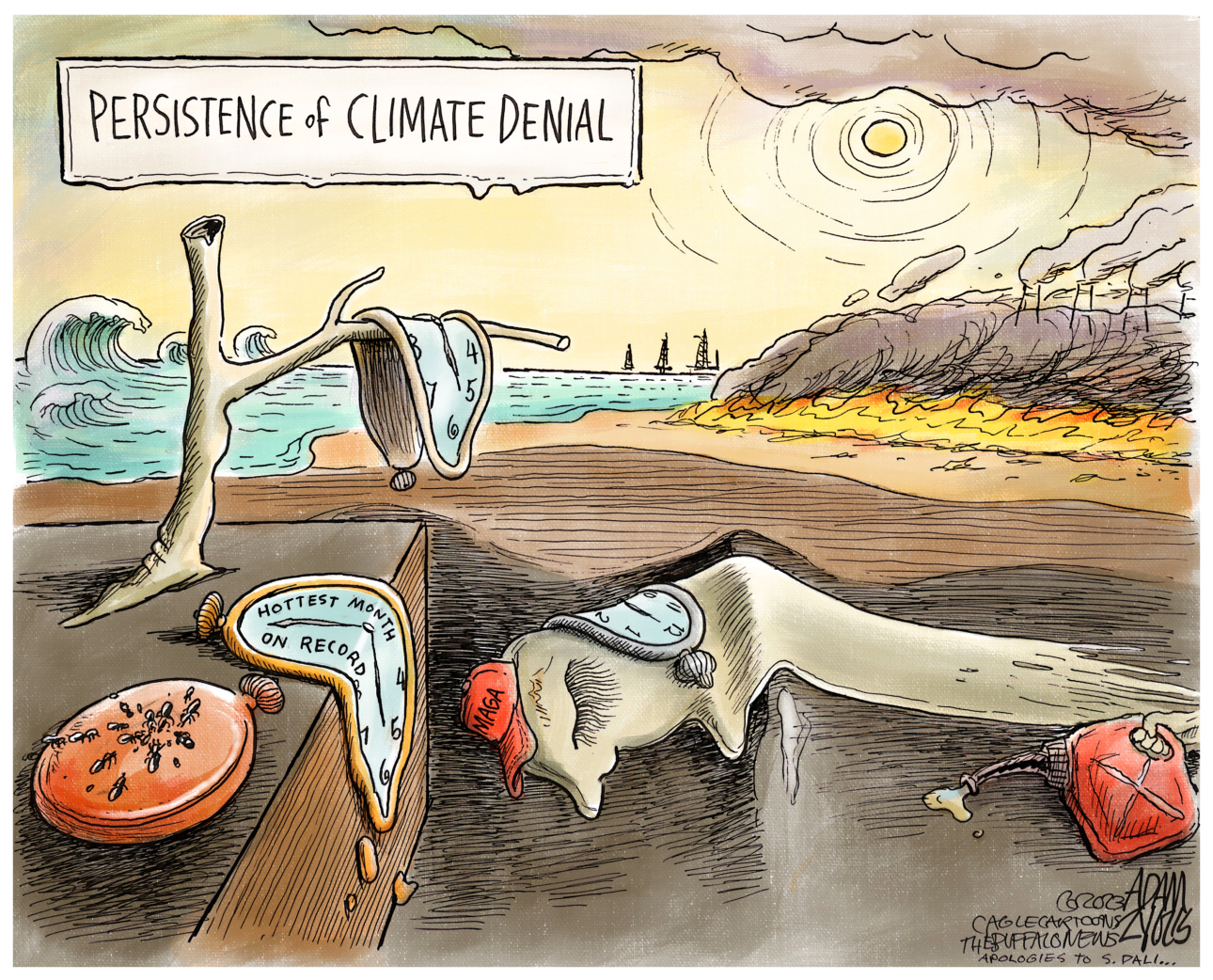 Stan van houcke hottest month on record