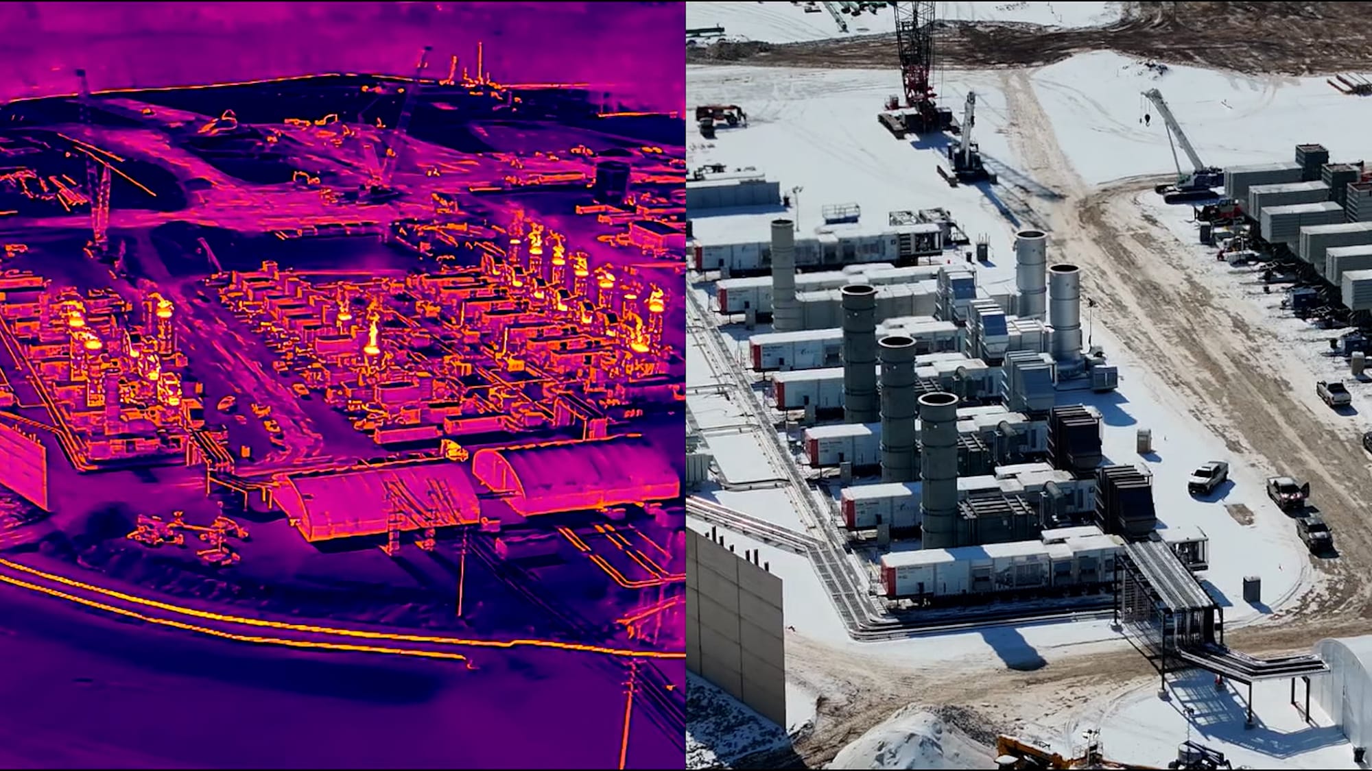 Thermal Drone Footage Shows Musk’s AI Power Plant Flouting Clean Air Regulations