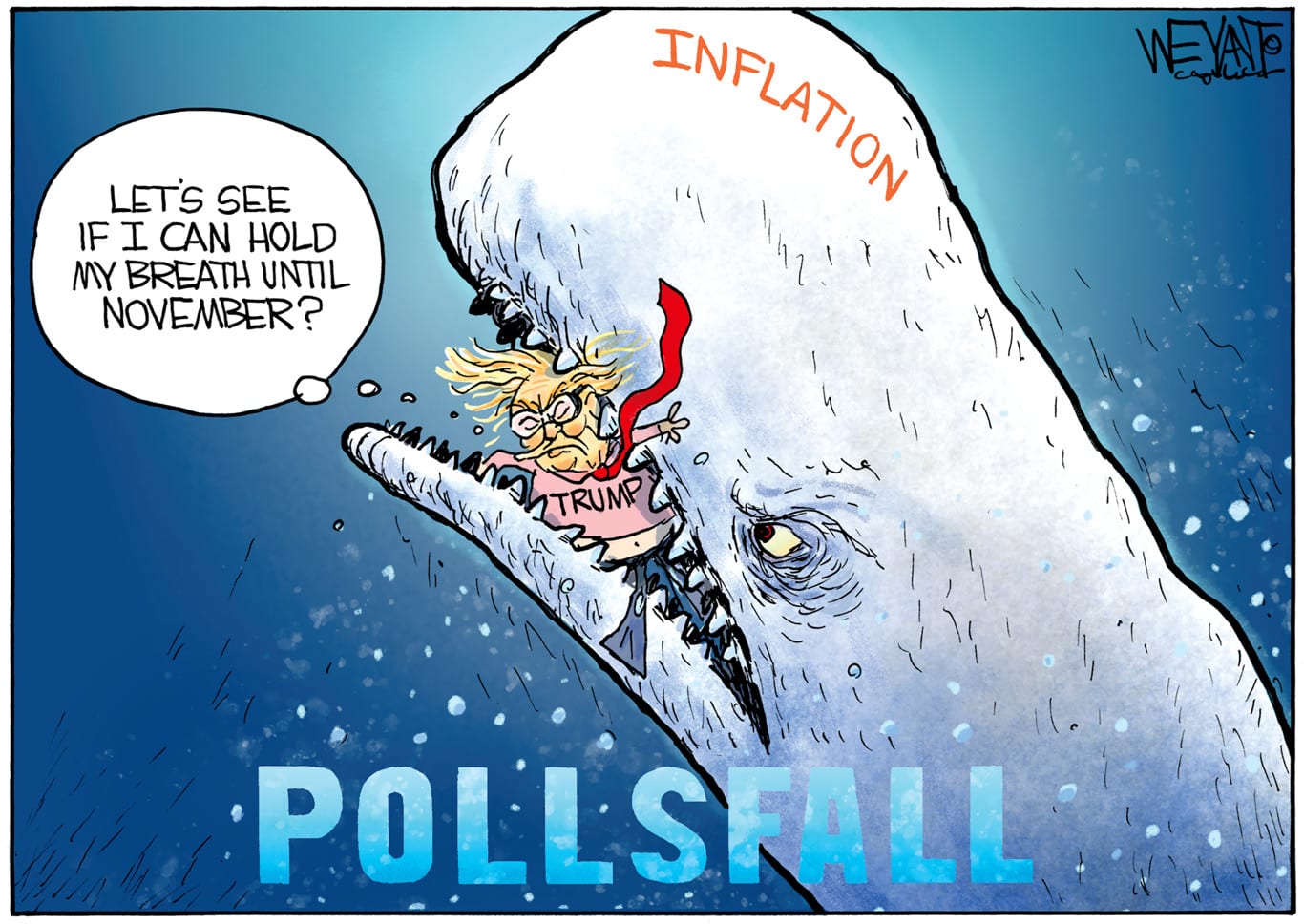 Dig Animation Gif Inflation Whale Drags Trump Down